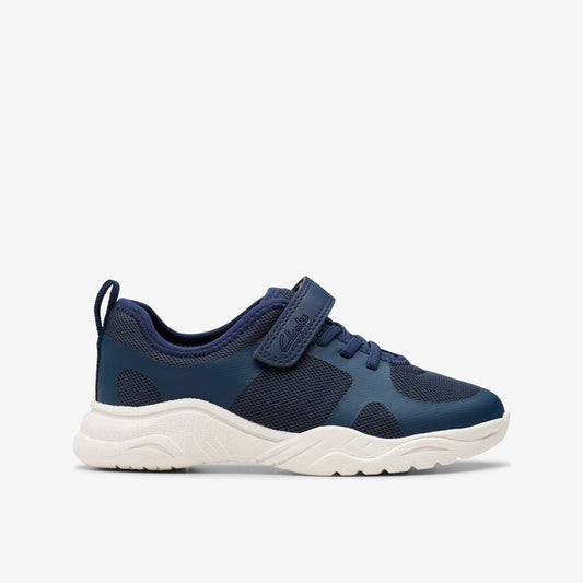 Feather Ath Kid Navy | Clarks online - Kids