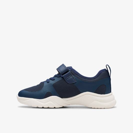 Feather Ath Kid Navy | Clarks online - Kids