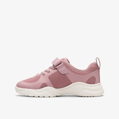 Feather Ath Kid Dusty Pink | Clarks for sale - Kids