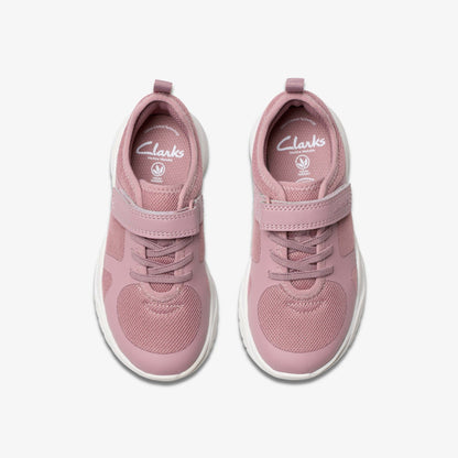 Feather Ath Kid Dusty Pink | Clarks for sale - Kids