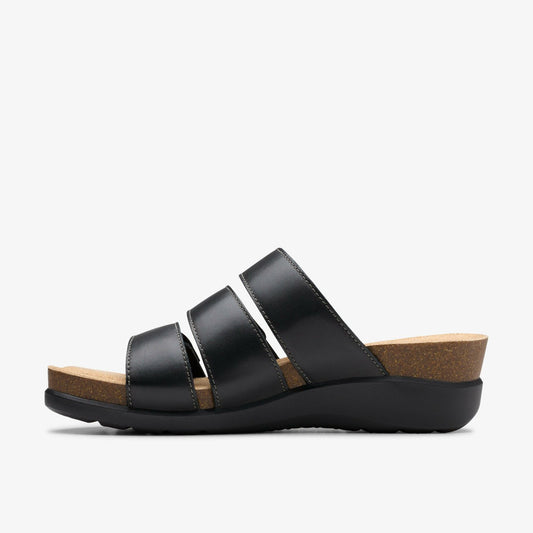 Calenne Lily Black Leather | Clarks outlet - Women