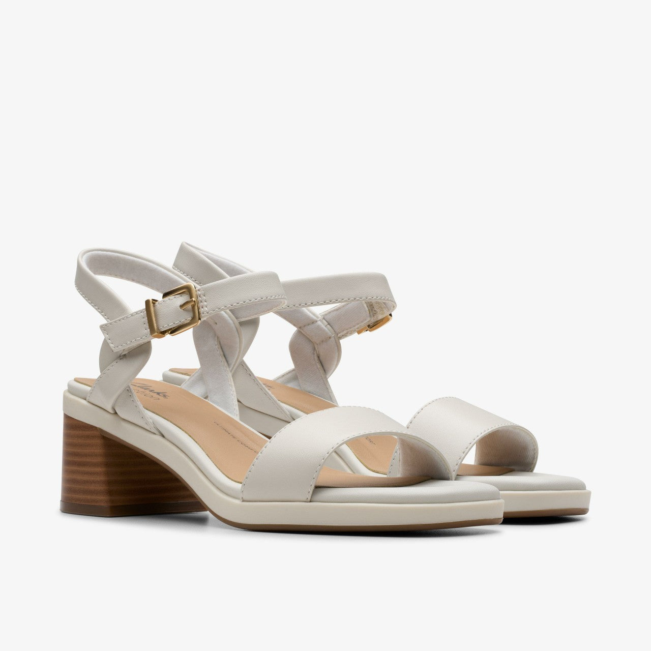 Jaylan Ray Off White Leather | Clarks Sale - Women