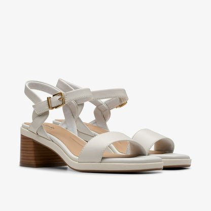 Jaylan Ray Off White Leather | Clarks Sale - Women