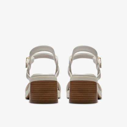Jaylan Ray Off White Leather | Clarks Sale - Women