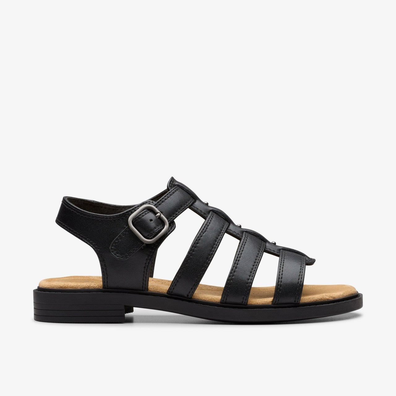 Trivanni Lux Black Leather | Clarks on Sale - Women