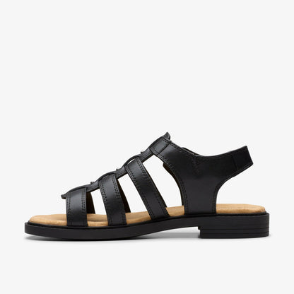 Trivanni Lux Black Leather | Clarks on Sale - Women