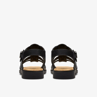 Trivanni Lux Black Leather | Clarks on Sale - Women