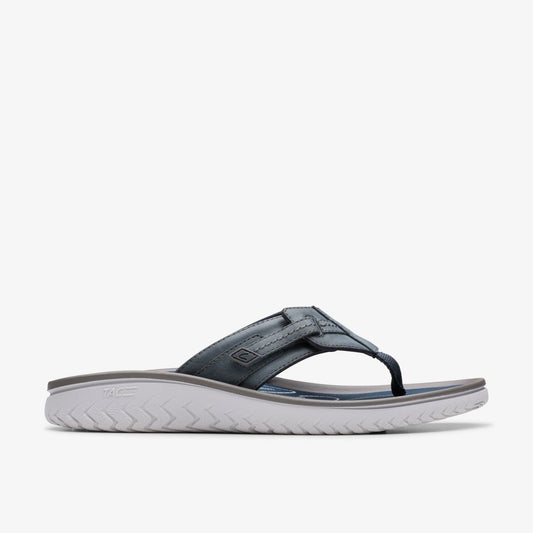 Wesley Sun Navy Leather | Clarks for sale - Men