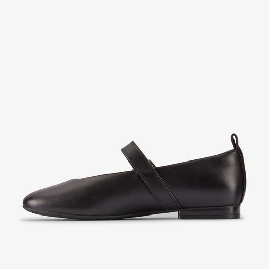 Fawna Bar Black Leather | Clarks on Sale - Women