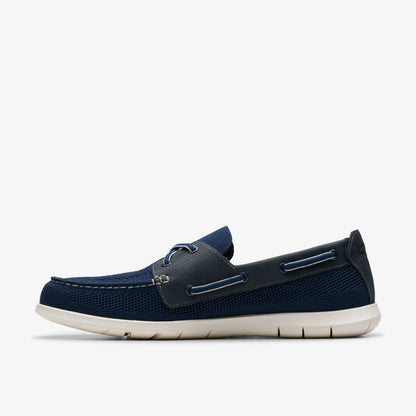 Flexway Tie Navy Combination | Clarks on Sale - Men