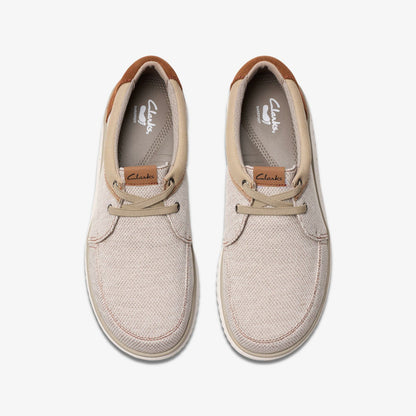 Relax Lite Lace Sand Textile | Clarks for sale - Men