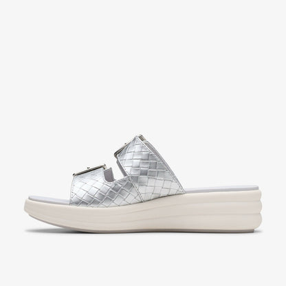 Drift Buckle Silver Metallic | Clarks for sale - Women