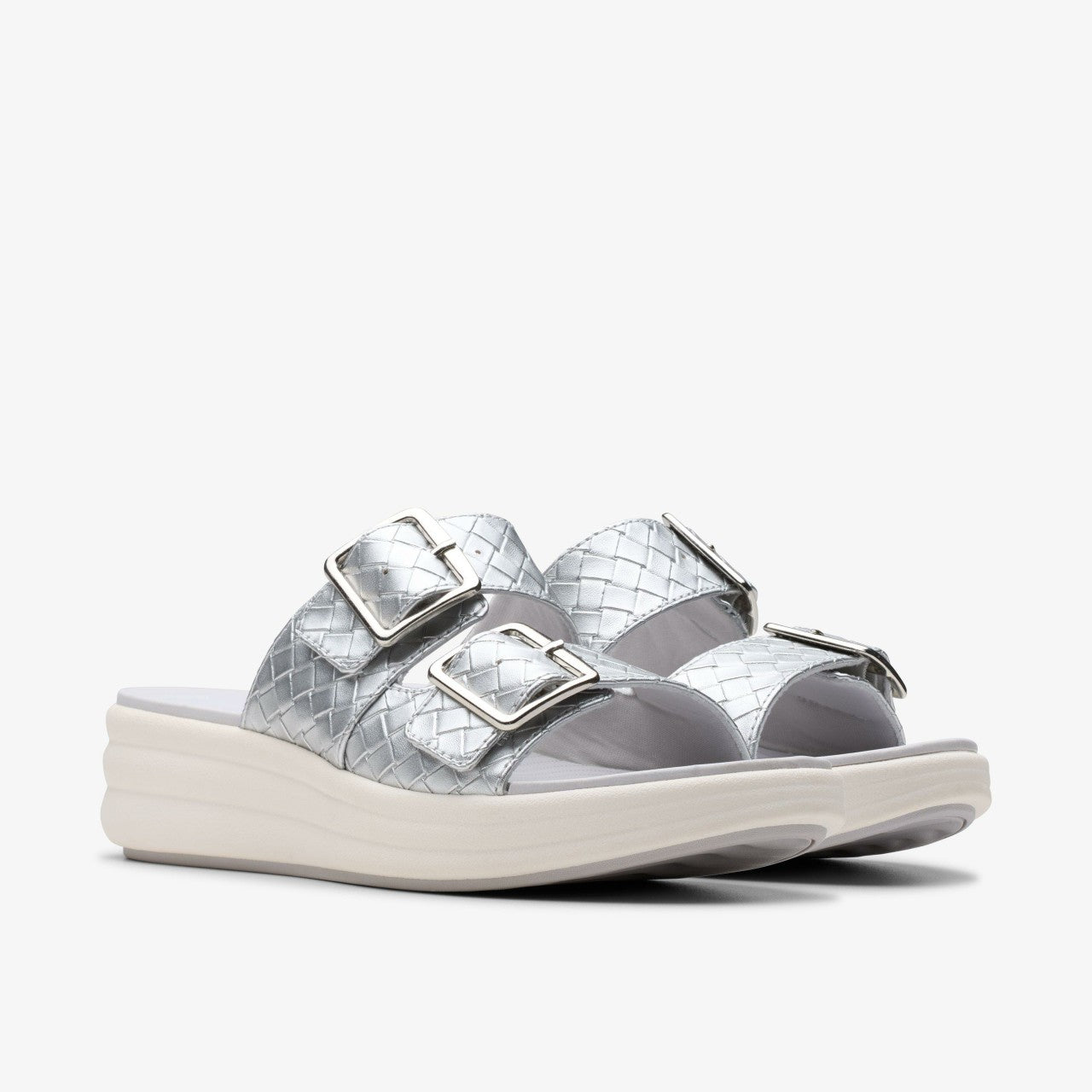 Drift Buckle Silver Metallic | Clarks for sale - Women