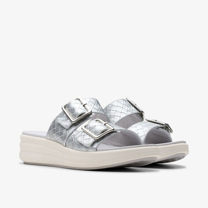 Drift Buckle Silver Metallic | Clarks for sale - Women