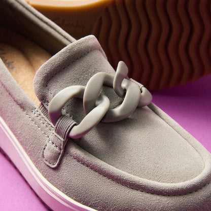 Zylah May Stone Suede | Clarks for sale - Women