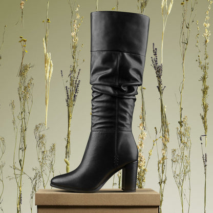 Freva 85 Slouch Black Leather | Clarks outlet - Women