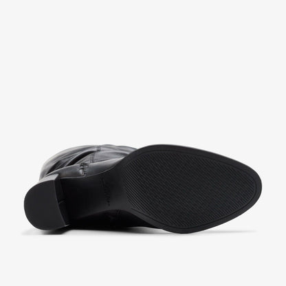 Freva 85 Slouch Black Leather | Clarks outlet - Women