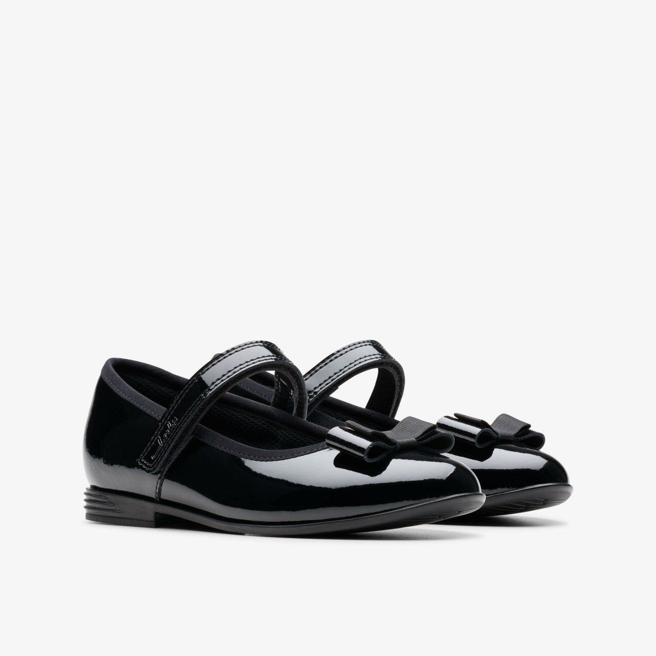Finja Tap Older Black Patent | Clarks discount - Kids