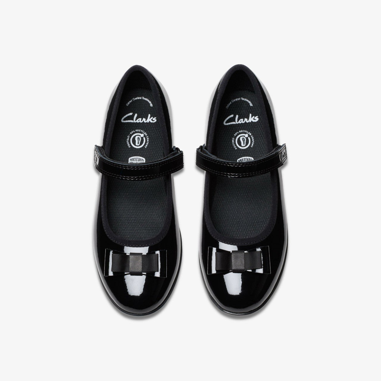 Finja Tap Older Black Patent | Clarks discount - Kids