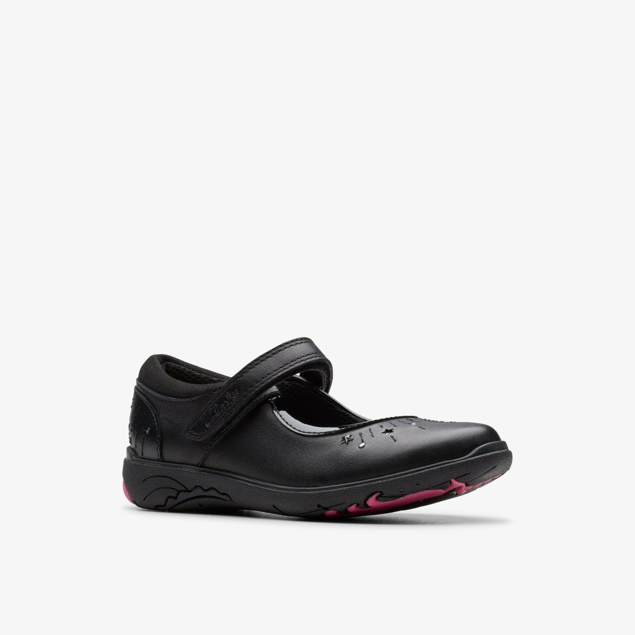 Relda Wish Kid Black Leather | Clarks outlet - Kids