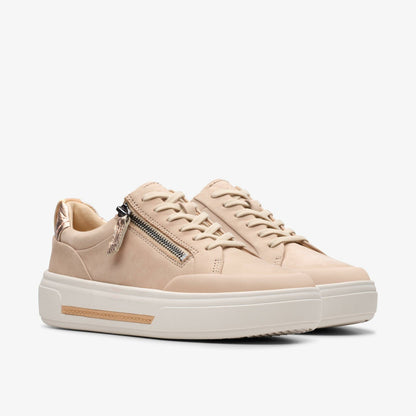 Hollyhock Zip Sand Nubuck | Clarks discount - Women