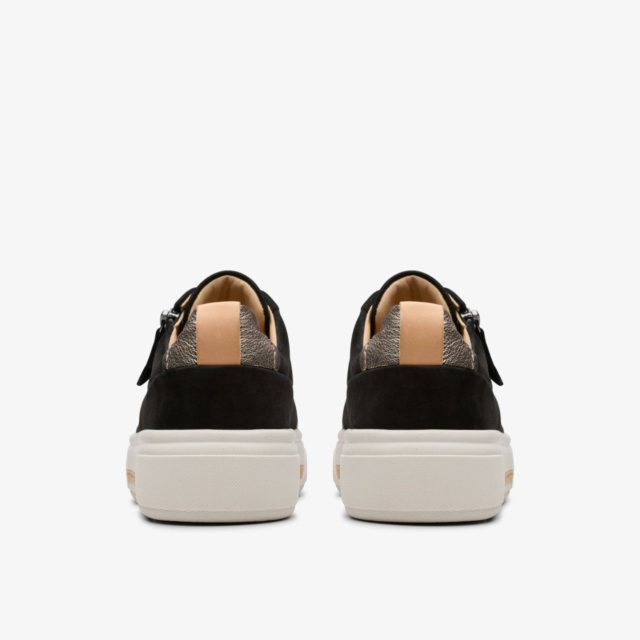 Hollyhock Zip Black Nubuck | Clarks on Sale - Women