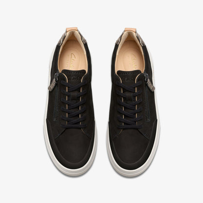 Hollyhock Zip Black Nubuck | Clarks on Sale - Women