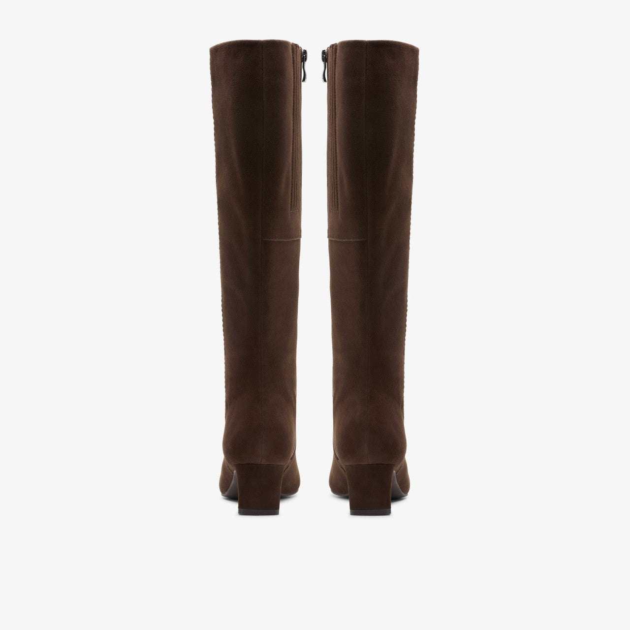 Edina Tall Dark Brown Suede | Clarks for sale - Women