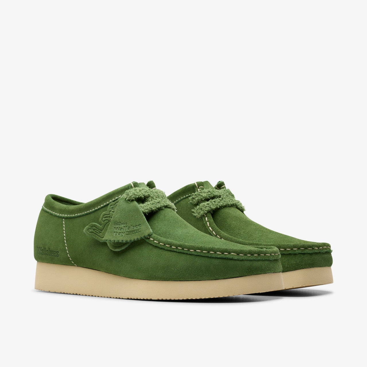 Wallabee 2604 Green Suede | Clarks Sale - Men