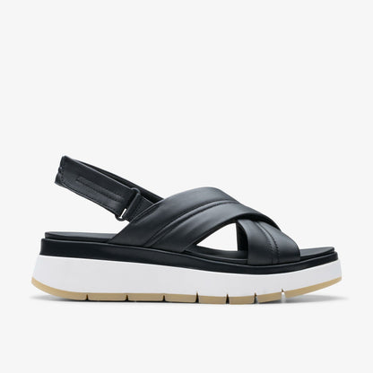 Tuscan Cross Black Leather | Clarks Sale - Women