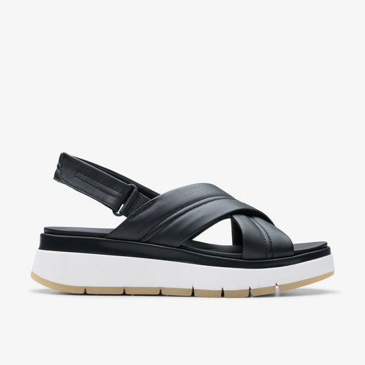 Tuscan Cross Black Leather | Clarks Sale - Women
