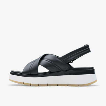 Tuscan Cross Black Leather | Clarks Sale - Women