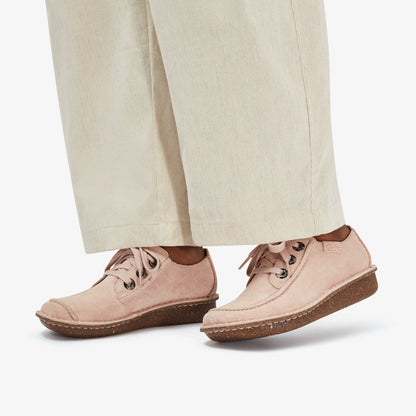 Funny Dream Light Pink Suede | Clarks Sale - Women