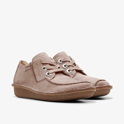 Funny Dream Light Pink Suede | Clarks Sale - Women