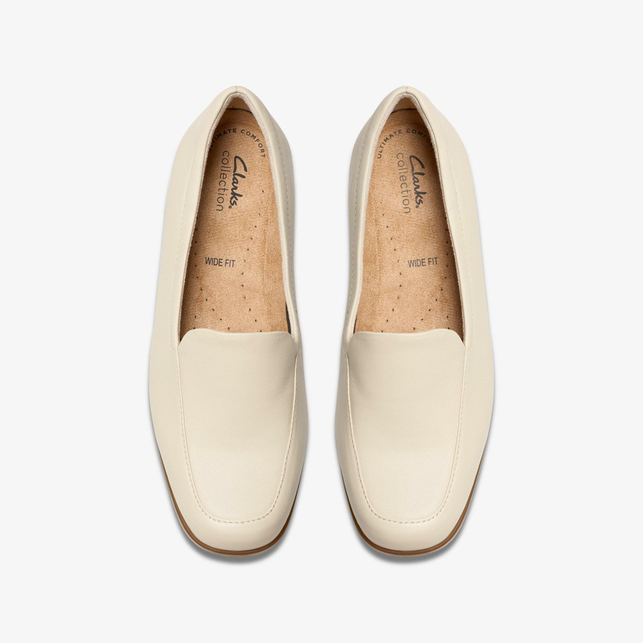 Georgia Cream Leather | Clarks on Sale - Women