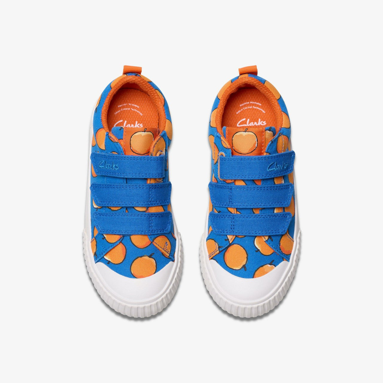 Roald Dahl James & the Giant Peach Foxing Air Kid Blue Canvas | Clarks outlet - Kids