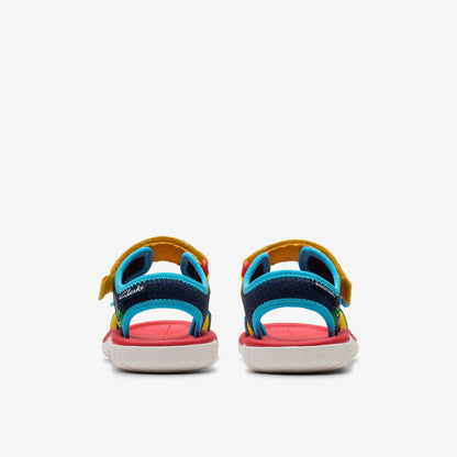 Roald Dahl The Enormous Crocodile Surfing Ace Kid Navy Print | Clarks outlet - Kids