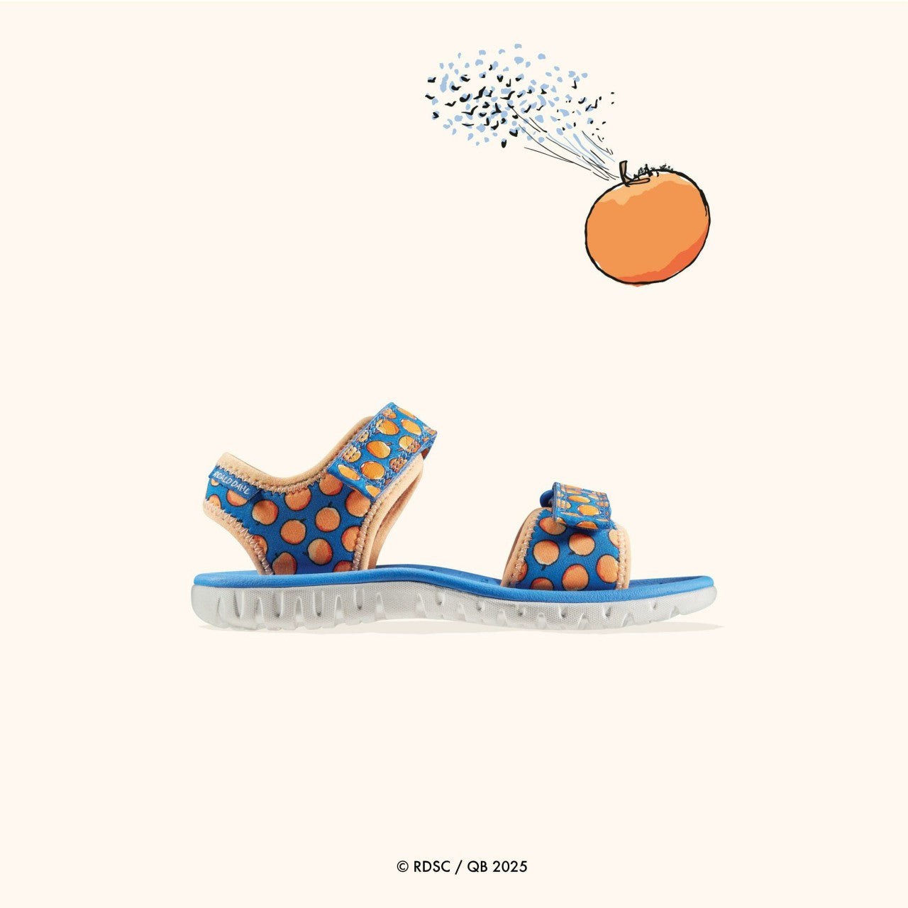 Roald Dahl James & the Giant Peach Surfing Air Kid Blue | Clarks discount - Kids