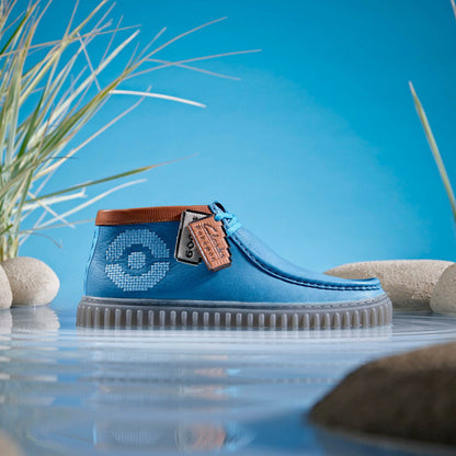 Torhill Explore Blue Leather | Clarks on Sale - Men / Women