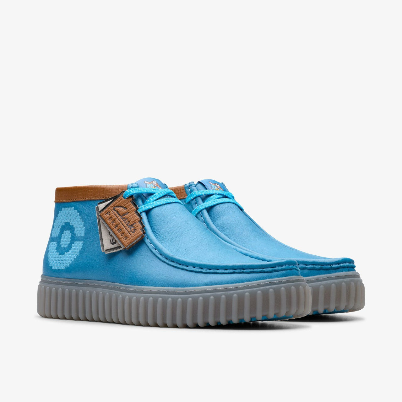 Torhill Explore Blue Leather | Clarks on Sale - Men / Women