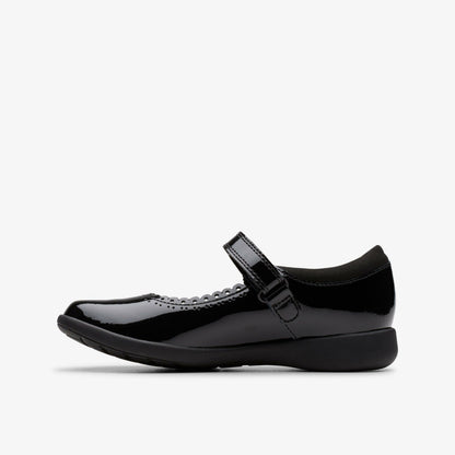 Etch Pure Kid Black Patent | Clarks discount - Kids