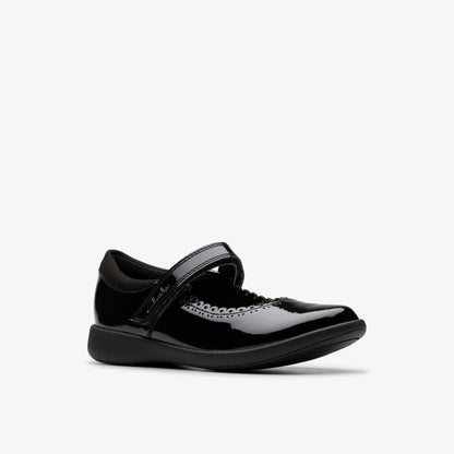 Etch Pure Kid Black Patent | Clarks discount - Kids