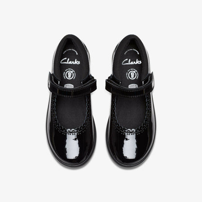 Etch Pure Kid Black Patent | Clarks discount - Kids