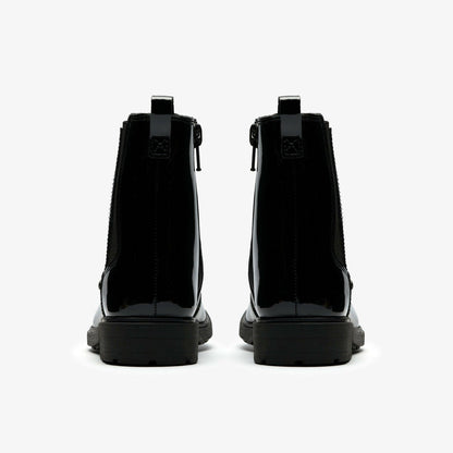 Astrol Orin Kid Black Patent | Clarks outlet - Kids
