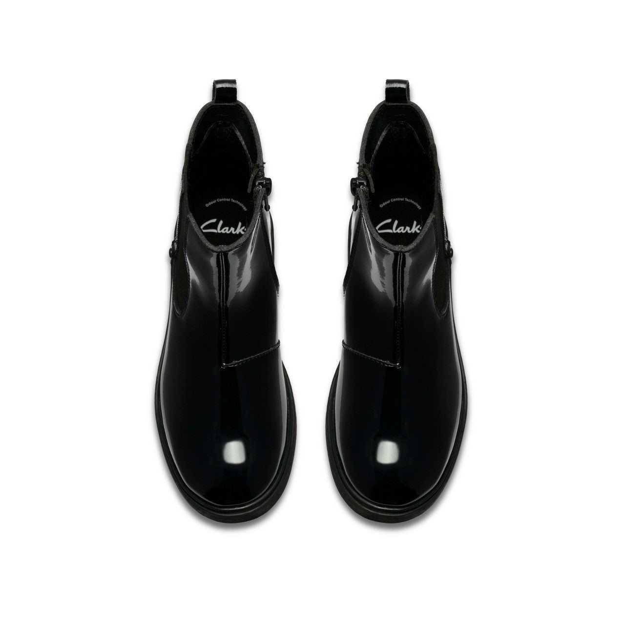 Astrol Orin Kid Black Patent | Clarks outlet - Kids