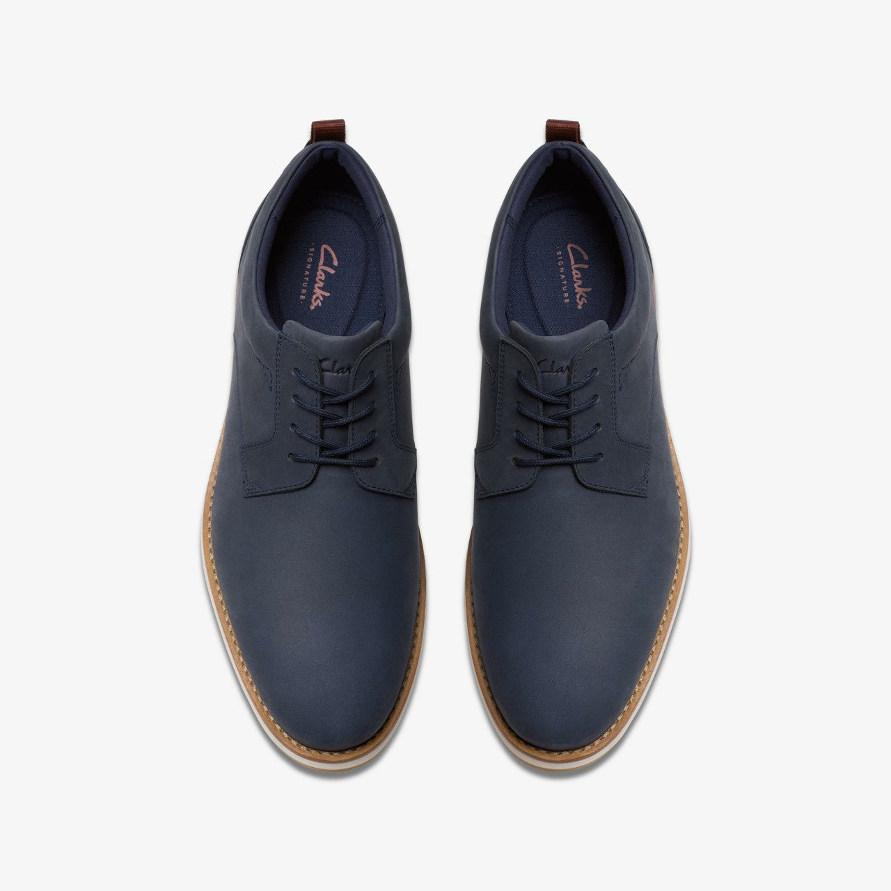 Lapford Lace Navy Nubuck | Clarks outlet - Men