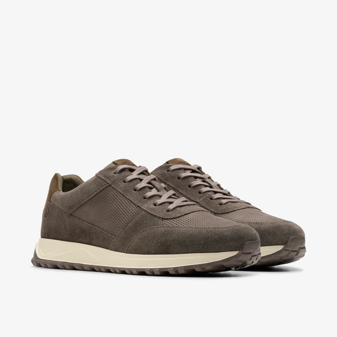 Radwell Lace Dark Grey Combination | Clarks discount - Men