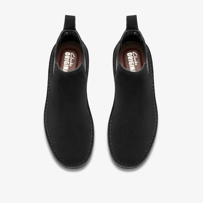 Desert Chelsea Black Suede | Clarks Sale - Men
