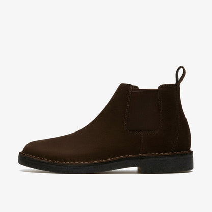 Desert Chelsea Dark Brown Suede | Clarks for sale - Men