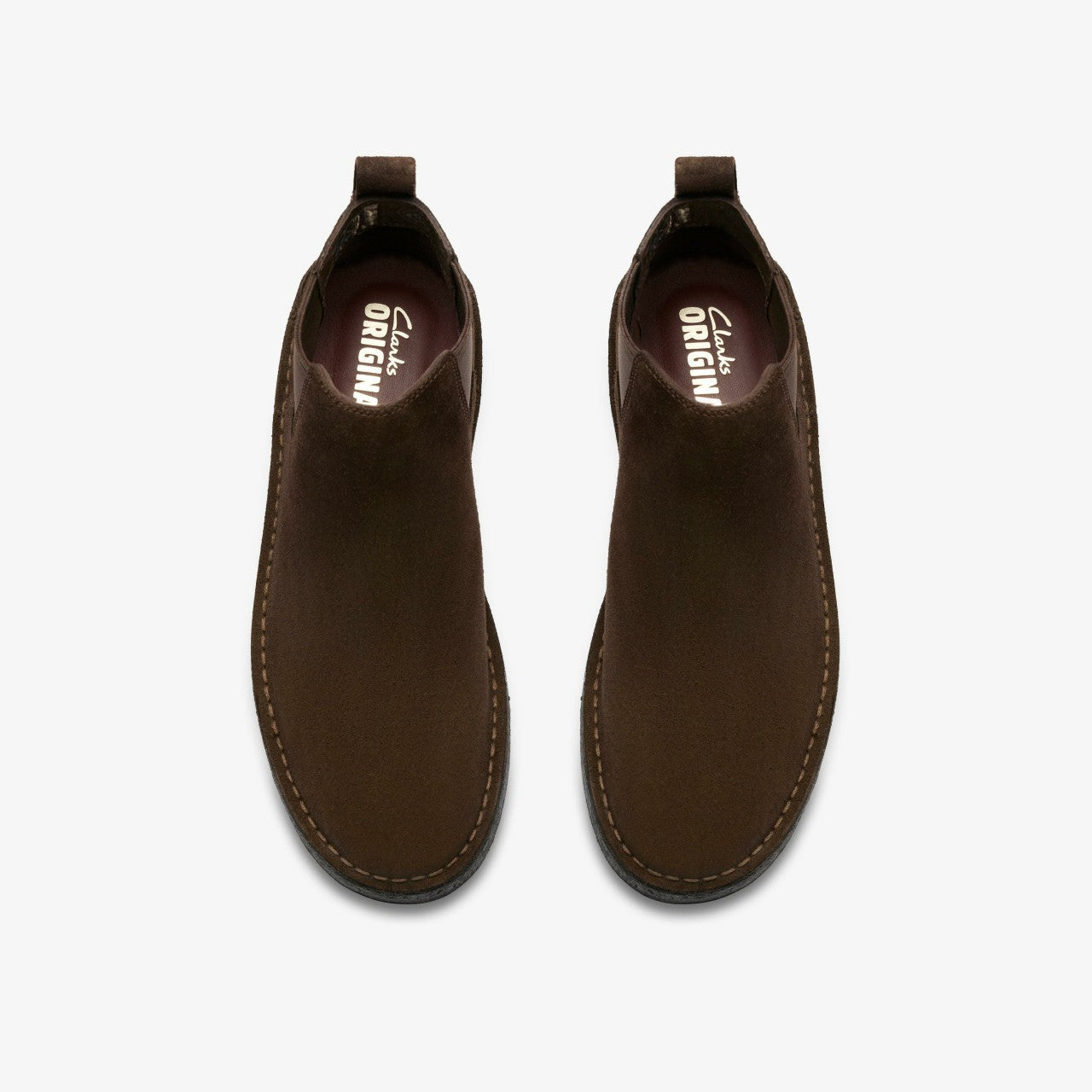 Desert Chelsea Dark Brown Suede | Clarks for sale - Men